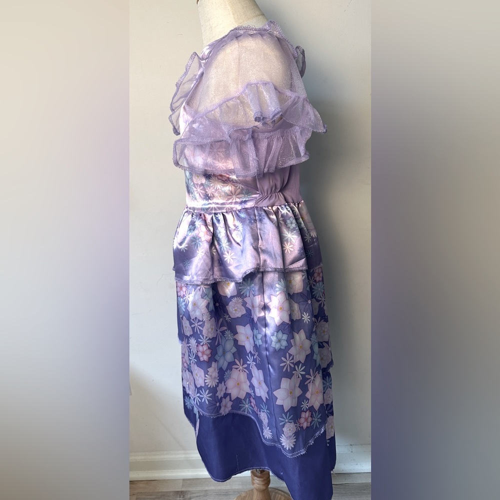 Isabela Madrigal Disneys Encanto Purple Floral Costume - Picture 2 of 5
